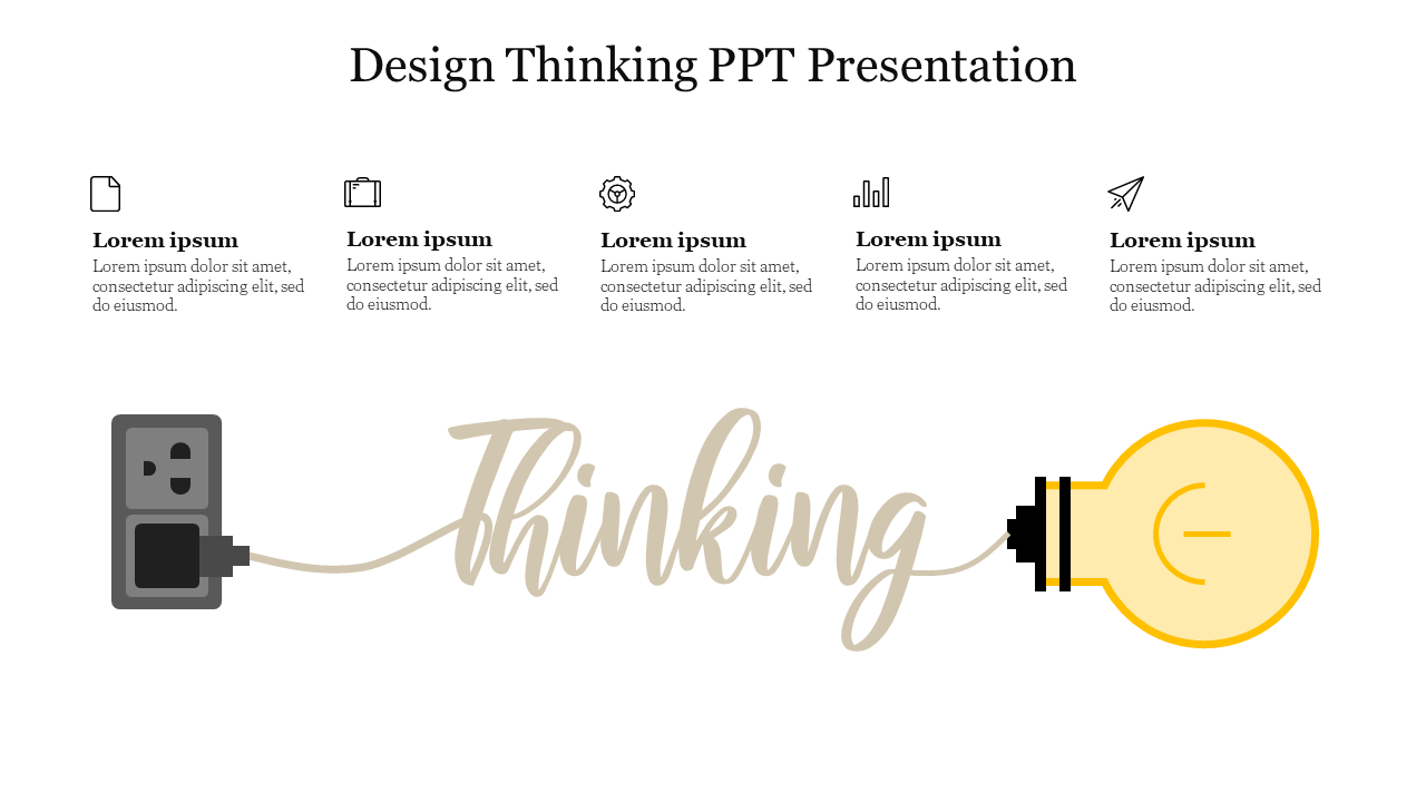 Design Thinking PPT Presentation